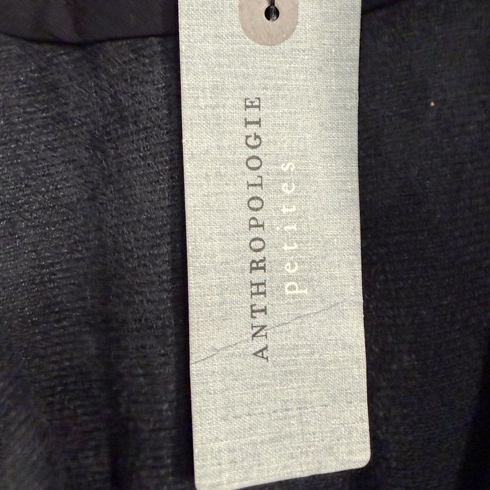 Anthropologie Black Faux Leather Mini Dress - Picture 3 of 11